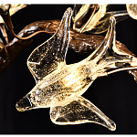 Люстра в виде золотой ветки с цветами и птичками Marvelous Garden варинант исполнения - 11 | Loft Concept в Нижнем Новгороде