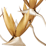 Люстра с плафонами в виде цветов Golden Bird of Paradise варинант исполнения - 1 | Loft Concept в Нижнем Новгороде