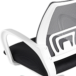 Офисное кресло с основанием из белого пластика Desk chairs Black варинант исполнения - 7 | Loft Concept в Нижнем Новгороде