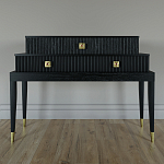 Премиальная Консоль с тремя ящиками Elsa Dreams Black варинант исполнения - 3 | Loft Concept в Нижнем Новгороде