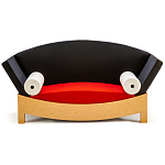 Дизайнерский диван с двумя подушками-валиками Poltronova Mitzi Sofa варинант исполнения - 1 | Loft Concept в Нижнем Новгороде