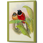 Постер на холсте с изображением птиц Blooming Birds Poster варинант исполнения - 6 | Loft Concept в Нижнем Новгороде