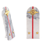 Сувенир Погон МВД из натурального камня мрамор Souvenir Epaulets варинант исполнения - 2 | Loft Concept в Нижнем Новгороде