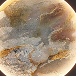 Бра в форме диска черного цвета Borders of Black варинант исполнения - 3 | Loft Concept в Нижнем Новгороде