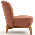Кресло на деревянных ножках Olguin Pink Chair варинант исполнения - 3 | Loft Concept в Нижнем Новгороде
