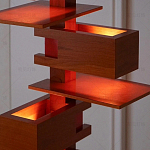 Торшер с каркасом из множества полок Links варинант исполнения - 2 | Loft Concept в Нижнем Новгороде