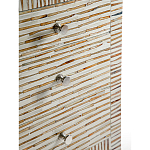 Тумбочка прикроватная Bogense Bone Inlay Bedside Beige варинант исполнения - 3 | Loft Concept в Нижнем Новгороде