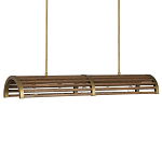 Люстра линейная полукруглой формы Wooden Horseshoe варинант исполнения - 4 | Loft Concept в Нижнем Новгороде