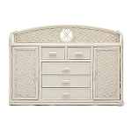 Комод из натурального ротанга Weavella белый варинант исполнения - 1 | Loft Concept в Нижнем Новгороде