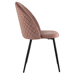 Мягкий стул в велюре пыльно-розового цвета Miruna Chair варинант исполнения - 5 | Loft Concept в Нижнем Новгороде