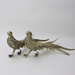 Статуэтка бронзовая пара Фазаны золотые Bronze Birds варинант исполнения - 1 | Loft Concept в Нижнем Новгороде