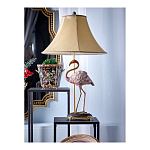 Настольная лампа с абажуром Розовый Фламинго Porcelain Flamingo Lamp варинант исполнения - 2 | Loft Concept в Нижнем Новгороде