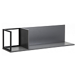 Полка навесная открытая цвета графит Strict Lines  варинант исполнения - 1 | Loft Concept в Нижнем Новгороде