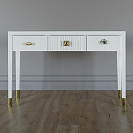 Дизайнерский Письменный стол Elsa Dreams White с тремя ящиками варинант исполнения - 1 | Loft Concept в Нижнем Новгороде