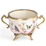 Фарфоровая чаша с бронзовыми элементами Eden Garden варинант исполнения - 1 | Loft Concept в Нижнем Новгороде