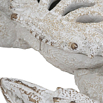 Статуэтка краб с детализированной текстурой в белом цвете Marine Accessories варинант исполнения - 3 | Loft Concept в Нижнем Новгороде