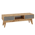 ТВ-тумба с фасадом цвета серый бетон Grace of Furniture  варинант исполнения - 1 | Loft Concept в Нижнем Новгороде