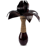 Настольная лампа черная INDONESIAN LAMPS варинант исполнения - 1 | Loft Concept в Нижнем Новгороде