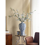 Ваза фарфоровая высокая с синими цветочными мотивами Independence варинант исполнения - 5 | Loft Concept в Нижнем Новгороде