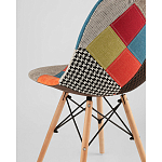 Пластиковый стул на ножках из массива бука Eames Пэчворк варинант исполнения - 3 | Loft Concept в Нижнем Новгороде