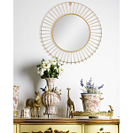 Зеркало круглое настенное в металлической оправе Modern Mirror Space варинант исполнения - 4 | Loft Concept в Нижнем Новгороде