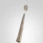 Бра с шарообразным плафоном из белого стекла с подвеской из камня Agatelle варинант исполнения - 7 | Loft Concept в Нижнем Новгороде