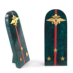 Сувенир Погон МВД из натурального камня змеевик Souvenir Epaulets варинант исполнения - 3 | Loft Concept в Нижнем Новгороде