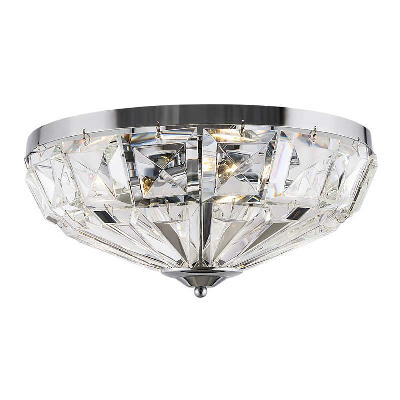 Потолочный светильник Facet E14х4 Хром Прозрачный в Нижнем Новгороде | Loft Concept 