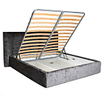 Кровать двуспальная серая с подъемным механизмом  Selecting the Best варинант исполнения - 2 | Loft Concept в Нижнем Новгороде