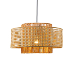 Подвесной светильник с абажуром из плтеного бамбука Light Inside the Cell варинант исполнения - 1 | Loft Concept в Нижнем Новгороде