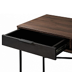 Стол рабочий в стиле лофт с ящиком и нишей для хранения Urban Style Space 2 варинант исполнения - 4 | Loft Concept в Нижнем Новгороде