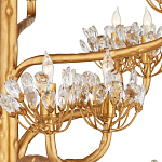 Люстра золотая в виде растения Golden Flower Glade варинант исполнения - 1 | Loft Concept в Нижнем Новгороде