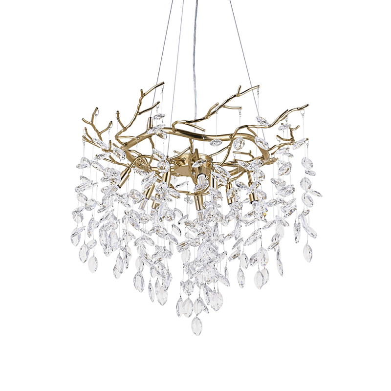 Люстра Floes Gold Хрустальная Золотой в Нижнем Новгороде | Loft Concept 