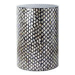 Столик круглый с инкрустацией Laura Black варинант исполнения - 1 | Loft Concept в Нижнем Новгороде