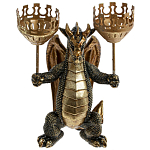 Подсвечник в виде дракона Dragon with Two Candlesticks варинант исполнения - 1 | Loft Concept в Нижнем Новгороде