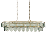 Люстра овальной формы с каскадом из декоративных элементов Harmony of Light варинант исполнения - 3 | Loft Concept в Нижнем Новгороде