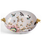 Белое фарфоровое блюдо с изображением бабочек Eden Garden варинант исполнения - 2 | Loft Concept в Нижнем Новгороде