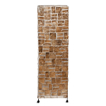 Торшер из перламутра на металлическом каркасе Indonesian Tower 2 варинант исполнения - 1 | Loft Concept в Нижнем Новгороде