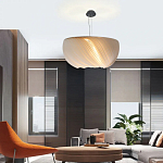 Подвесной светильник с белыми изящными декоративными лепестками Volumetric Petal Lamp варинант исполнения - 5 | Loft Concept в Нижнем Новгороде