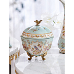 Шкатулка голубого цвета с цветочными орнаментами Blue Garden варинант исполнения - 7 | Loft Concept в Нижнем Новгороде