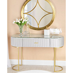 Консоль овальная на золотистых фигруных ножках Wall Console варинант исполнения - 4 | Loft Concept в Нижнем Новгороде