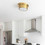 Потолочный светильник круглый цвета состаренная латунь Modern Simple Ceiling Light варинант исполнения - 3 | Loft Concept в Нижнем Новгороде