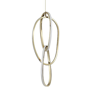 Подвесной светильник 3 Chain Link Gold 61