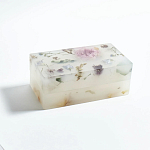 Шкатулка из эпоксидной смолы с цветами розовая Epoxy Resin Rectangular Box Pink варинант исполнения - 4 | Loft Concept в Нижнем Новгороде