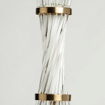 Подвесной светильник с цилиндром из прозрачных стеклянных трубок Nembus варинант исполнения - 7 | Loft Concept в Нижнем Новгороде