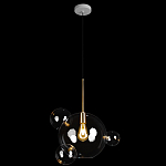 Подвесной светильник со стеклянными плафоном в виде шара и золотыми деталями & Coombes варинант исполнения - 2 | Loft Concept в Нижнем Новгороде