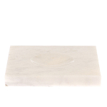 Подставка под шар квадратная из натурального камня Мрамор Белый Natural Stone Sphere Stands варинант исполнения - 1 | Loft Concept в Нижнем Новгороде