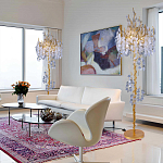 Торшер в виде золотого дерева с листьями FAIRYTREE Light варинант исполнения - 3 | Loft Concept в Нижнем Новгороде