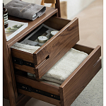 Вешалка деревянная с 2- мя ящиками Moon Walnut Furniture варинант исполнения - 9 | Loft Concept в Нижнем Новгороде