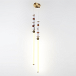 Бра с 2-мя вертикальными акриловыми светодиодными трубками и декоративными шариками PEARLS Suspension варинант исполнения - 1 | Loft Concept в Нижнем Новгороде